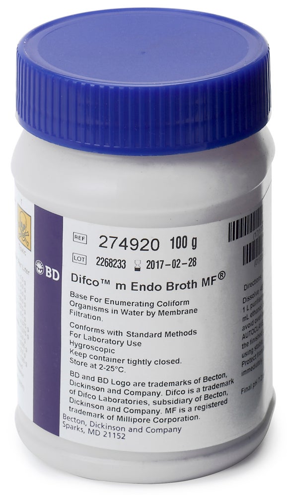 m-Endo broth, dehydrated, 100 g