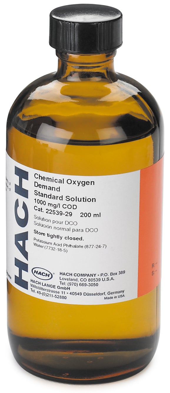 CZV-standaardoplossing, 1000 mg/L O₂, 200 mL