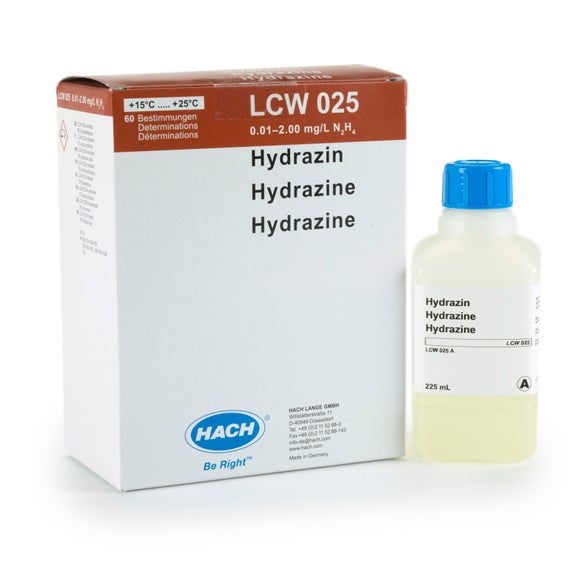 Hydrazine pipetteertest; 0,01-2,0 mg/l N2H4