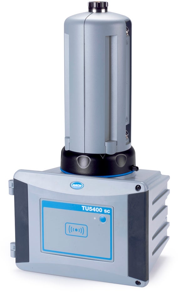 Uiterst nauwkeurige TU5400sc lasertroebelheidsmeter voor laag bereik met automatische reiniging, systeemcontrole en RFID, EPA-versie