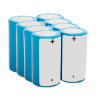 Batterijen voor CAx440EX veldtransmitter H₂S EX, verpakking van 8