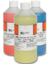 Kit bufferoplossingen, kleurgecodeerd, pH 4,01, pH 7,00 en pH 10,01, 500 mL