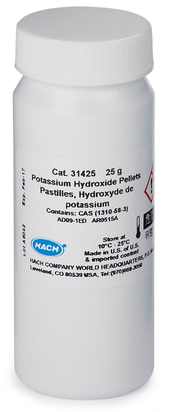 Kaliumhydroxide-pellets, 25 g