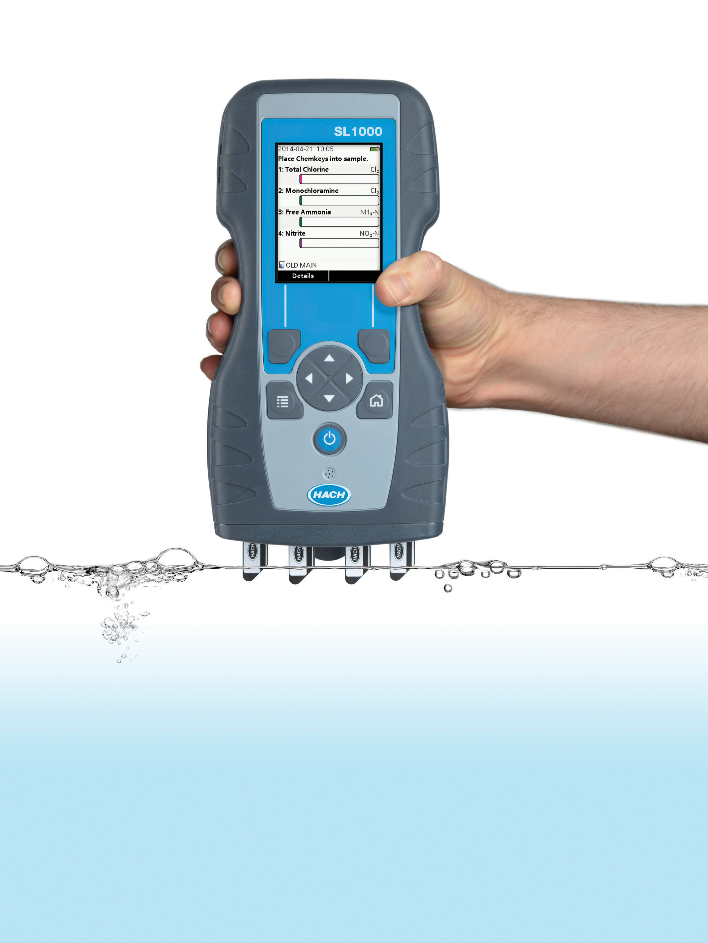 Plongez… Lisez… Avec le nouvel analyseur parallèle portable Hach SL1000 (PPA)